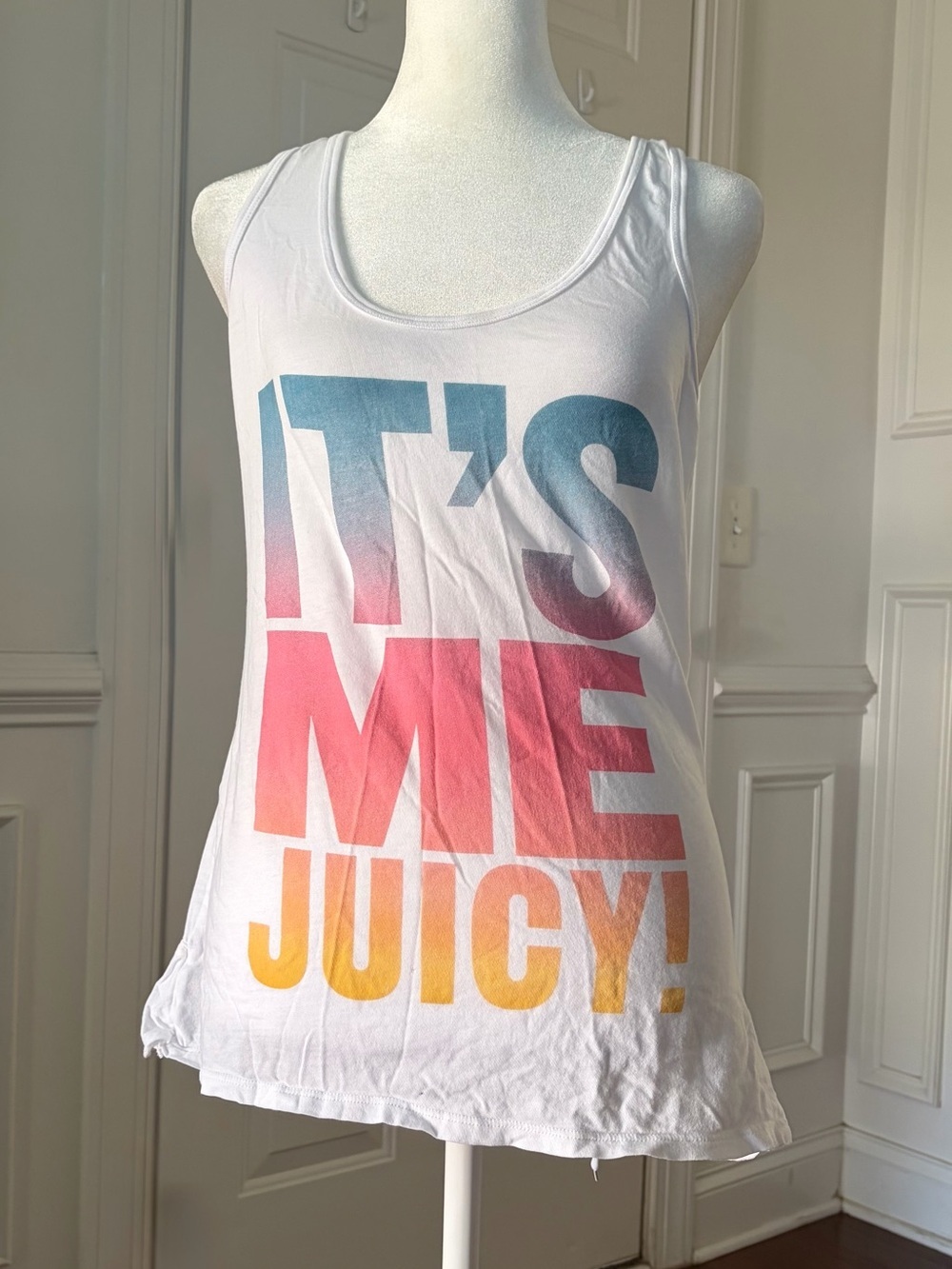 Vintage Juicy Couture “It’s Me Juicy!” Tank Top Size Small
